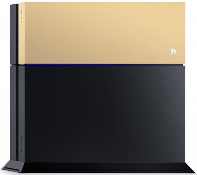 Лицевая панель для PS4 золотая Фотография 0