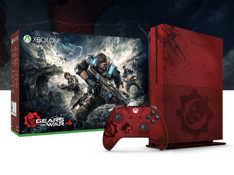 Xbox One S 2TB Gears of War 4 Limited Edition Фотография 3