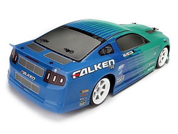 Автомобиль HPI E10 2013 Falken Tire Ford Mustang GT 1:10 дрифт 4WD электро 2.4ГГц (Blue RTR) Фотография 1