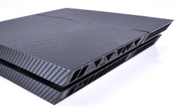 Карбоновая пленка для PS4 и двух контроллеров Фотография 2