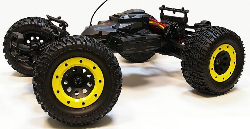Thunder Tiger eMTA Brushless Monster 1/8 620 мм 4WD 2.4GHz RTR Yellow Фотография 2