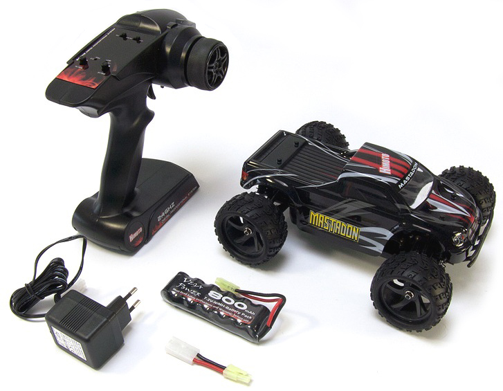 Монстр 1:18 Himoto Mastadon E18MT Brushed (белый) Фотография 3