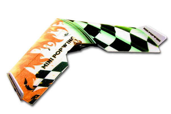 Летающее крыло Tech One Mini Popwing 600мм EPP ARF (черный) Фотография 1