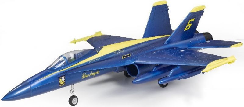 Модель самолета FMS F-18 Blue Фотография 0