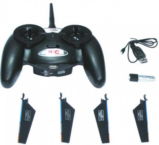 Вертолёт 4-к микро GreatWall Xieda 9998 (красный) Фотография 2