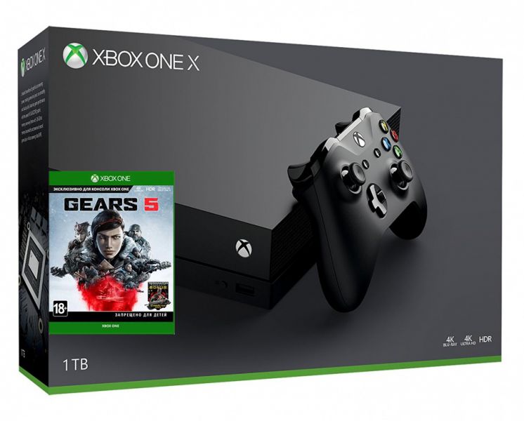 Xbox One X 1TB + игра Gears 5 (Xbox One) Фотография 0