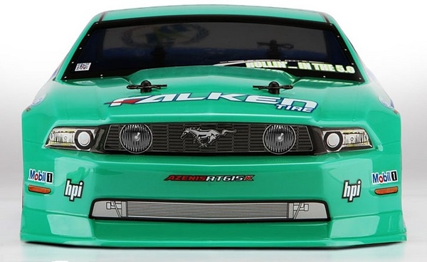 Автомобиль HPI E10 2013 Falken Tire Ford Mustang GT 1:10 дрифт 4WD электро 2.4ГГц (Blue RTR) Фотография 2