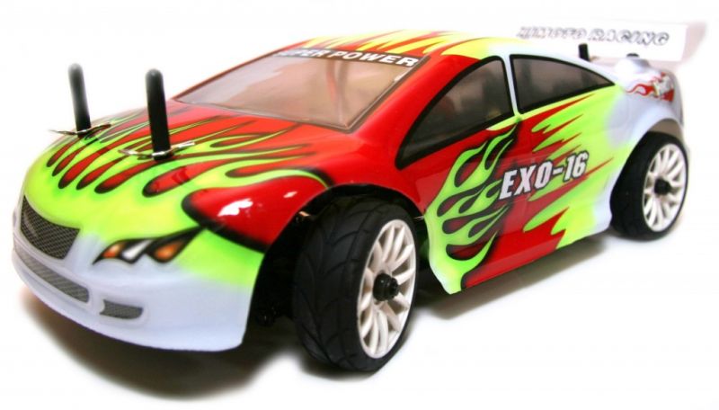 Шоссейная 1:16 Himoto EXO-16 HI4182 Brushed (зеленый) Фотография 4