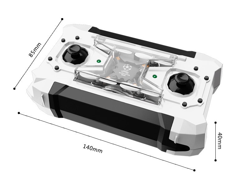 Мини квадрокоптер FQ777-124 Pocket Drone White Фотография 1