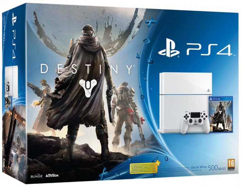 Sony PlayStation 4 White + игра Destiny Фотография 0