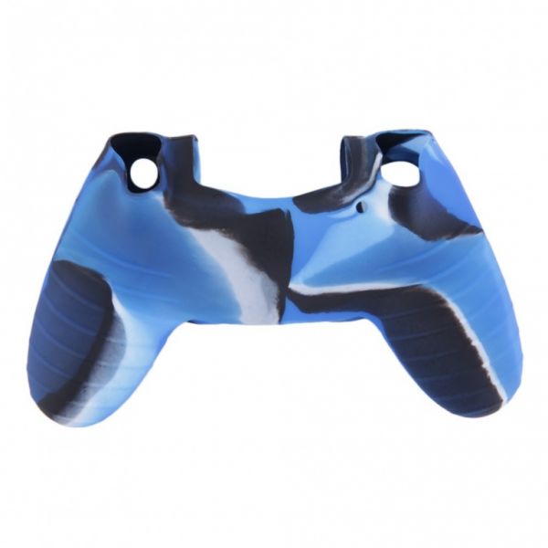 Чехол силиконовый на джойстик PS4 синий Фотография 0