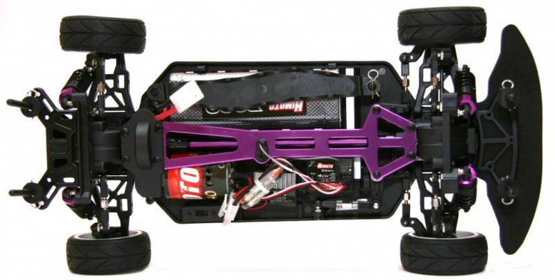 Шоссейная 1:10 Himoto NASCADA HI5101 Brushed (синий) Фотография 3