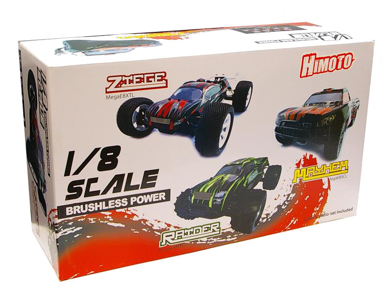 Трагги 1:8 Himoto Ziege MegaE8XTL Brushless (зеленый) Фотография 5