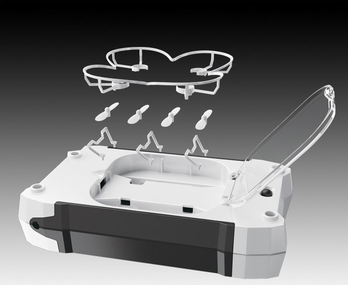 Мини квадрокоптер FQ777-124 Pocket Drone White Фотография 2