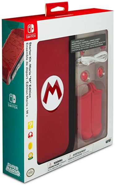 Nintendo Switch Starter Kit - Mario 'M' Edition Фотография 0