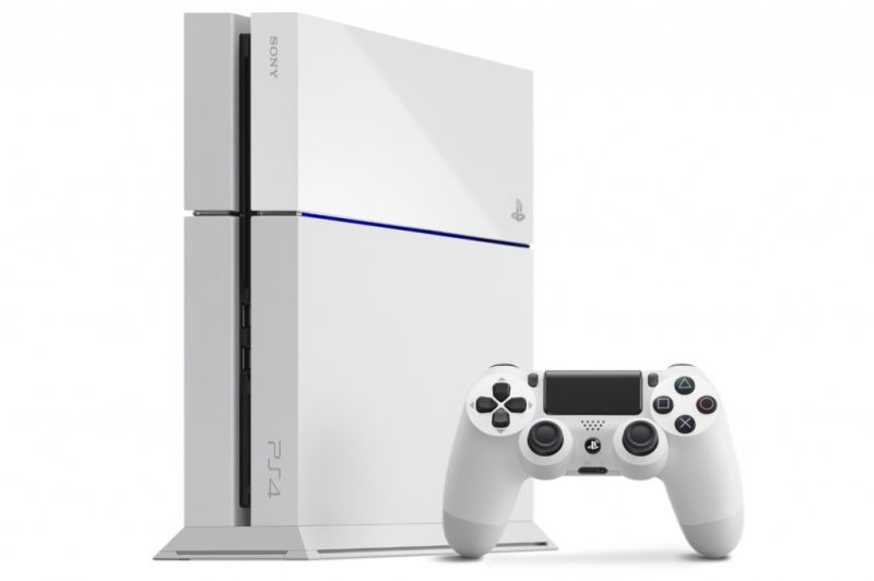 Sony Playstation 4 White + игра GTA V Фотография 3