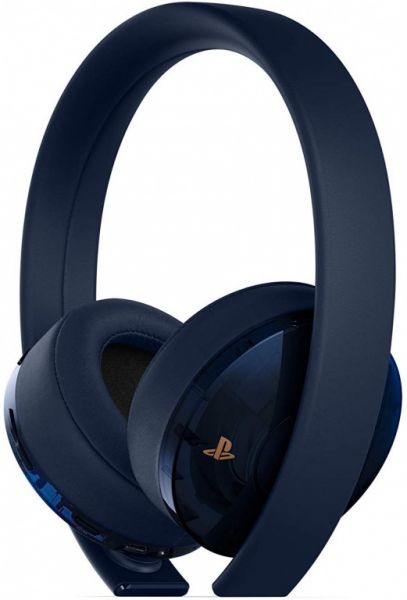 Sony GOLD PS4 Wireless Headset 500 Million Limited Edition - Navy Blue Фотография 2