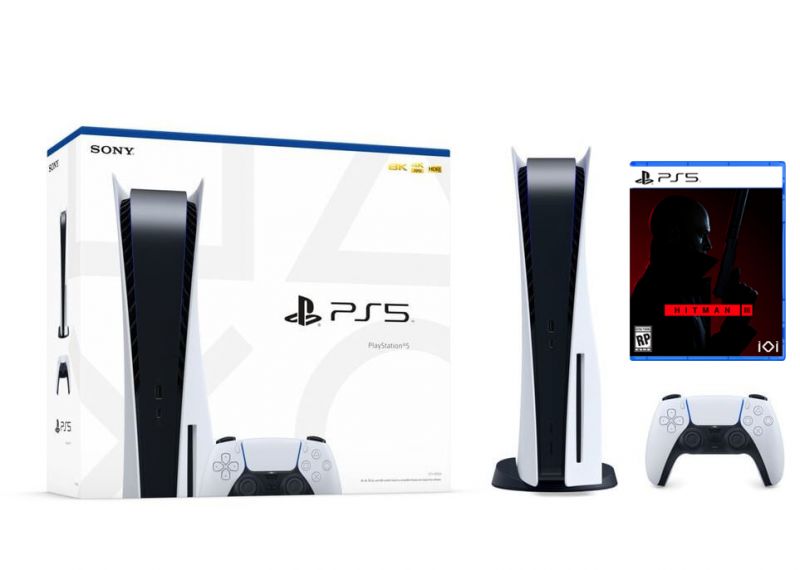 Sony PlayStation 5 SSD 825GB + Hitman 3 (PS5) Фотография 0