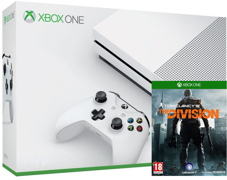 Xbox One S 500GB + Tom Clancy's The Division  Фотография 0