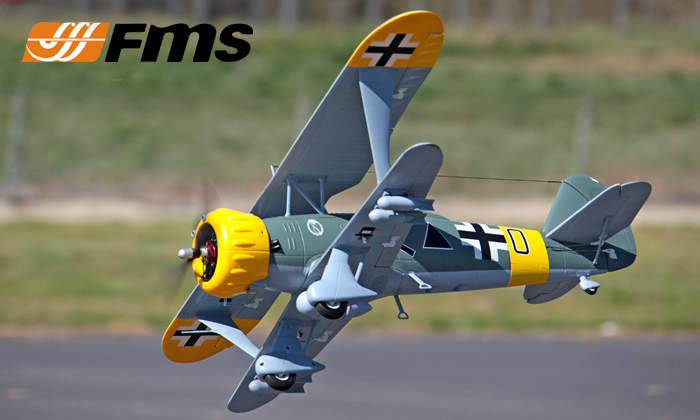 Модель самолета FMS Henschel Hs 123 Фотография 4