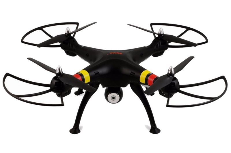 Syma X8W Black с видеопередачей на телефон/планшет (61см) Фотография 1
