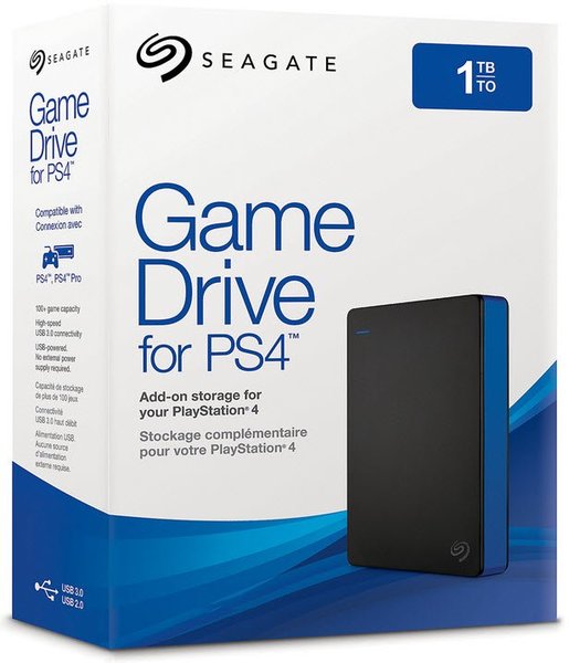 Внешний жесткий диск Seagate Game Drive 1TB for PS4 Фотография 0