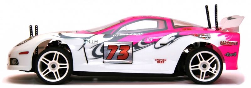 Шоссейная 1:10 Himoto NASCADA HI5101 Brushed (розовый) Фотография 2