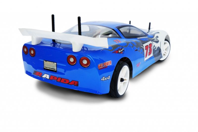 Шоссейная 1:10 Himoto NASCADA HI5101 Brushed (синий) Фотография 4