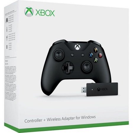Джойстик Microsoft Xbox One Controller + Wireless Adapter for Windows 10 Фотография 0