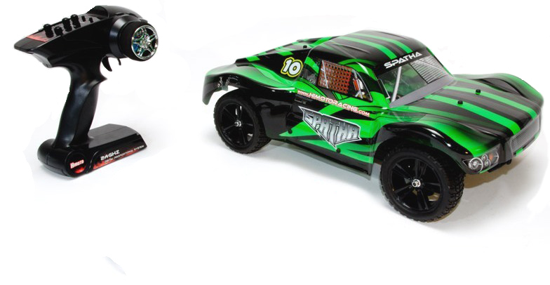 Шорт 1:10 Himoto Spatha E10SC Brushed (зеленый) Фотография 3