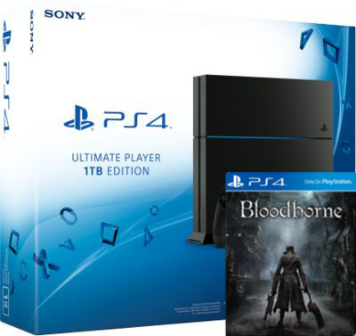 Sony PlayStation 4 1TB + игра Bloodborne Фотография 0