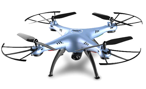 Syma X5HW Blue с видеопередачей и удержанием высоты (32 см) Фотография 2