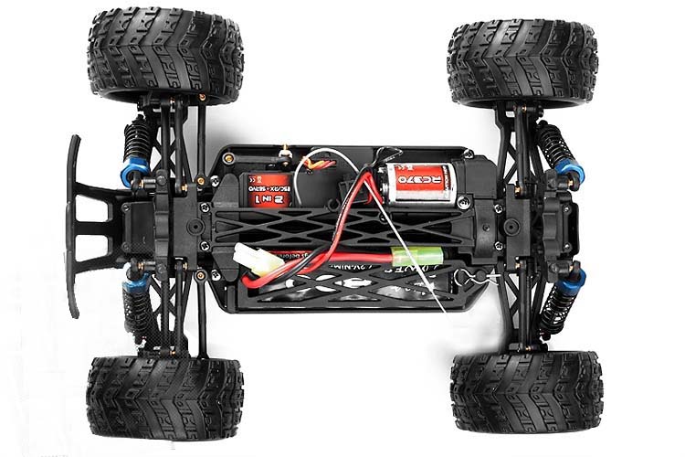 Монстр 1:18 Himoto Mastadon E18MT Brushed (красный) Фотография 3