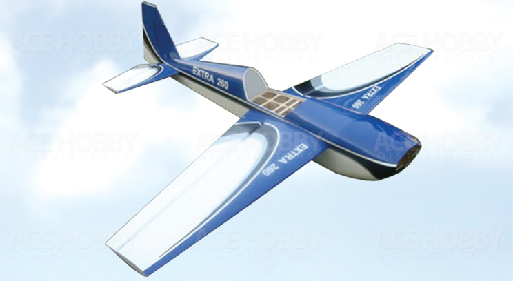 Модель самолета Thunder Tiger Extra 260 30% KIT (синий) Фотография 2