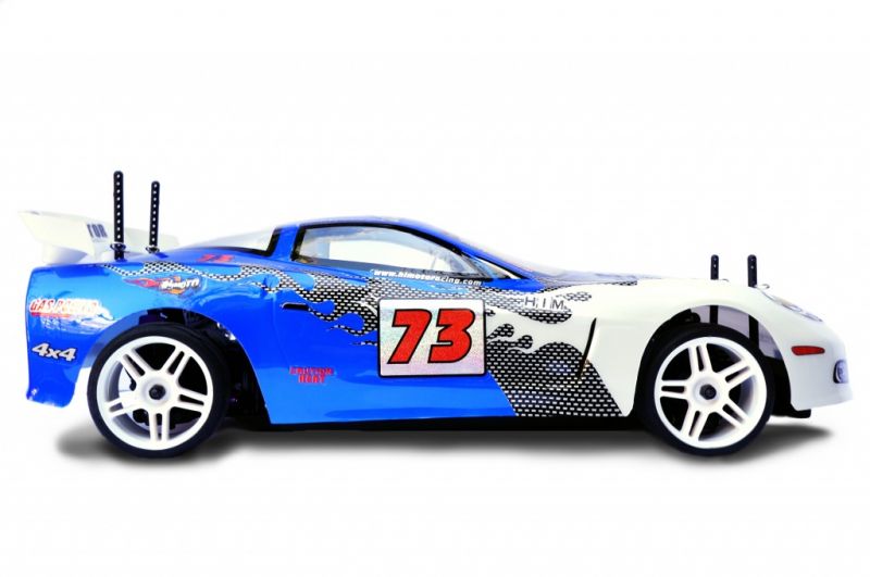 Шоссейная 1:10 Himoto NASCADA HI5101 Brushed (синий) Фотография 5