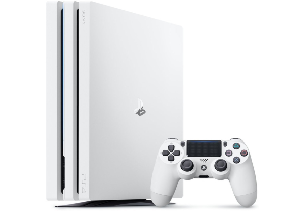 Sony Playstation 4 PRO 1TB White с двумя джойстиками + игра FIFA 18 (PS4) Фотография 1