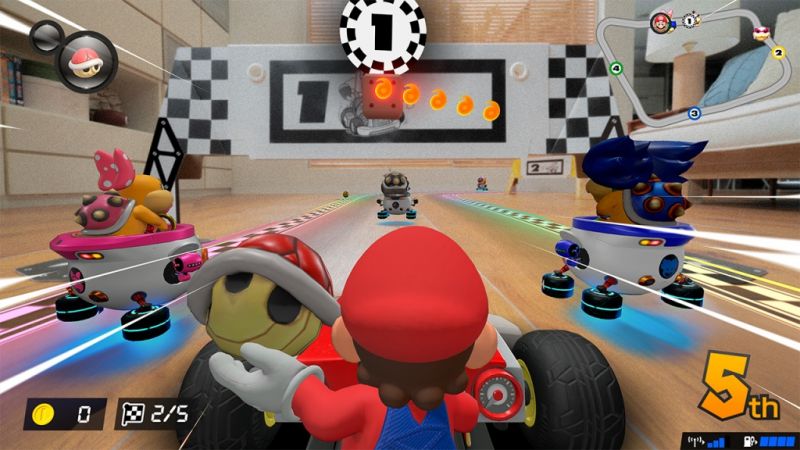 Mario Kart Live: Home Circuit - Luigi Set (Nintendo Switch) Фотография 4