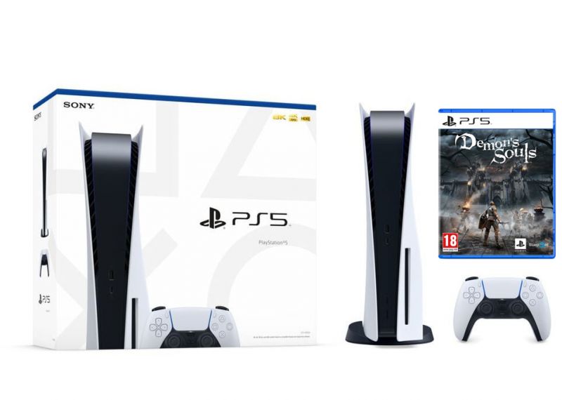  Sony PlayStation 5 SSD 825GB + Demons Souls (PS5)  Фотография 0