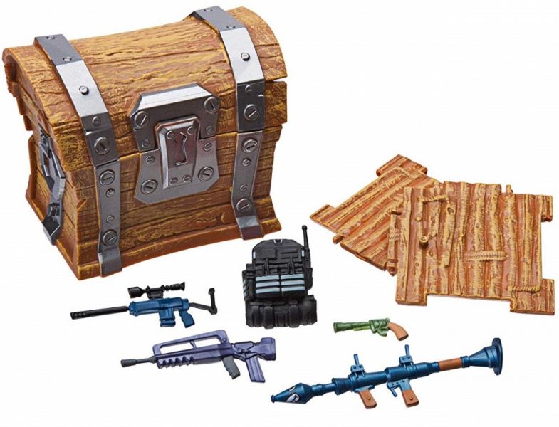 Коллекционная фигурка Jazwares Fortnite Loot Chest сундук аксессуаров Фотография 1