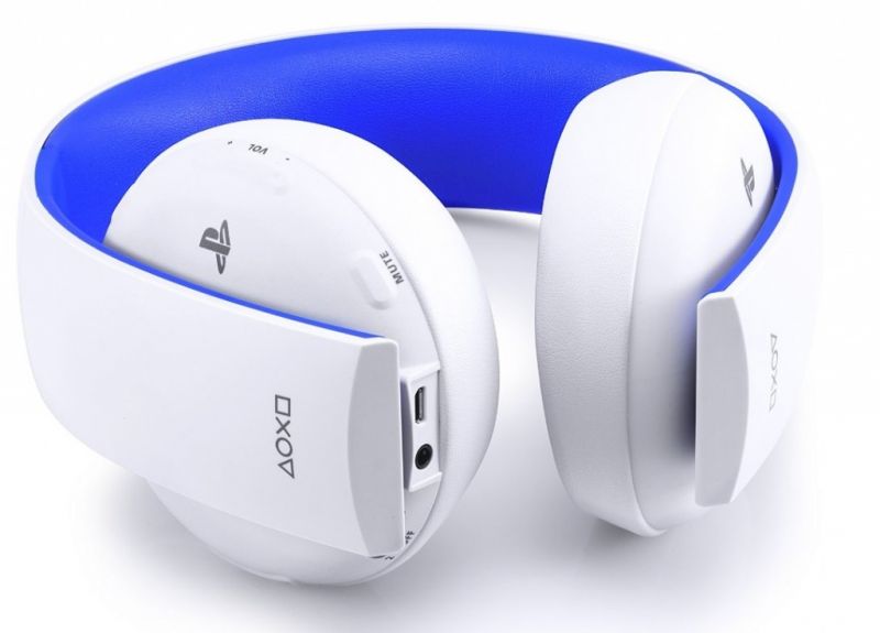 Наушники Sony Limited Edition Gold Wireless Stereo Headset White Фотография 3