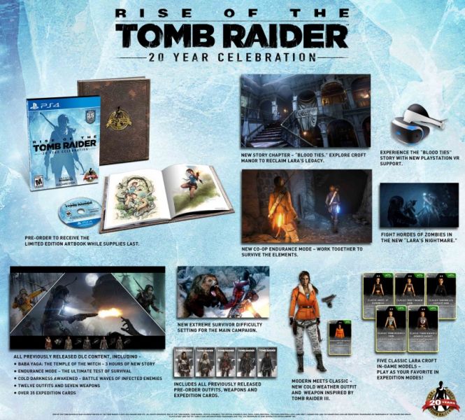 Rise Of The Tomb Raider 20 Year Celebration (PS4) Фотография 4