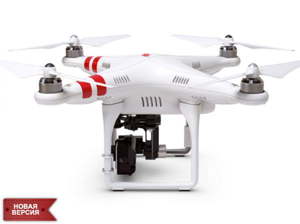 Квадрокоптер DJI Phantom 2 V2.0 + подвес H3-3D Фотография 1