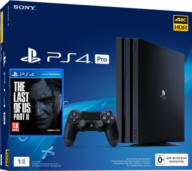 Sony PlayStation 4 Pro 1TB + игра The Last of Us Part II (PS4) Фотография 0
