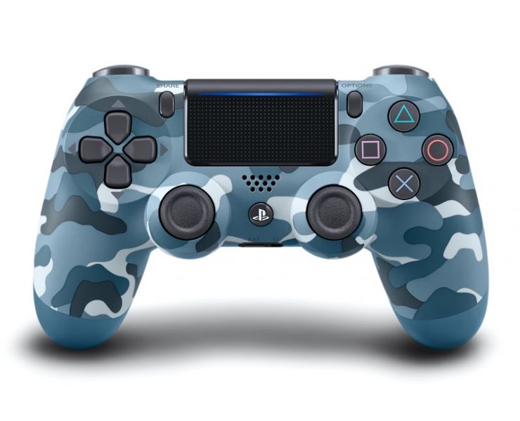 Джойстик Sony Dualshock 4 V2 Blue Camouflage Фотография 0