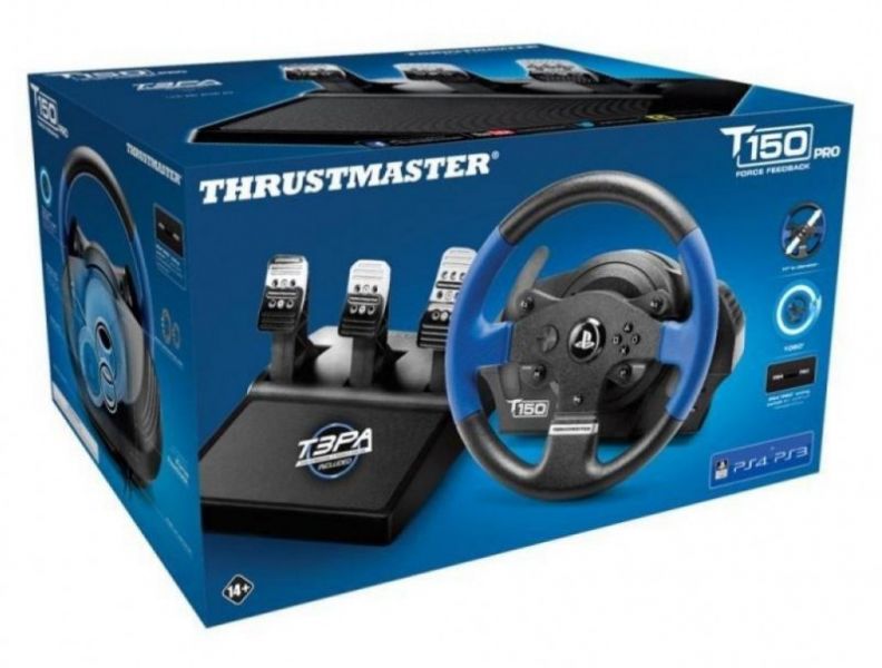 Руль и педали Thrustmaster T150 RS PRO Official PS4 licensed для PC/PS4 Фотография 0