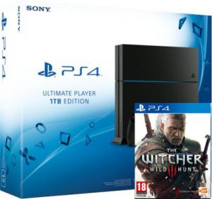 Sony PlayStation 4 1TB + игра The Witcher 3: Wild Hunt Thumbnail 0