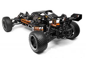 Автомобиль HPI Baja 5B 1:5 багги 2WD бензин 2.4 Ghz черно-оранжевый, RTR Thumbnail 1