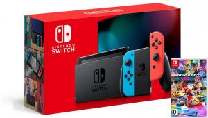 Nintendo Switch Neon Blue / Red HAC-001(-01) + Mario Kart 8 Deluxe (Nintendo Switch) Thumbnail 0