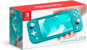 Nintendo Switch Lite Turquoise + New Super Mario Bros. U Deluxe Thumbnail 2