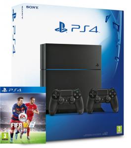 Sony PlayStation 4 с двумя джойстиками + игра FIFA 16 (PS4) Thumbnail 0